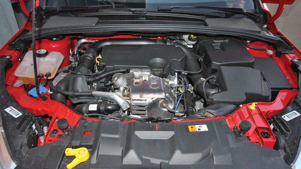 Οικονομικός σε κατανάλωση και σβέλτος είναι ο 1,0 Ecoboost κινητήρας της Ford και στην περίπτωση του Focus.