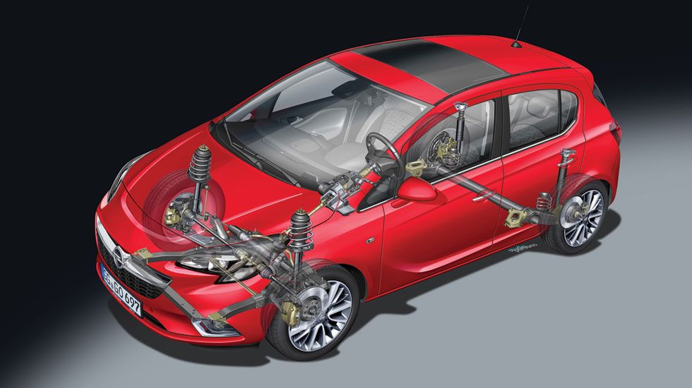 Η ανάρτηση έχει νέα γεωμετρία, το τιμόνι είναι επίσης νέο, ενώ έχει μειωθεί κατά 5 χλστ. και το κέντρο βάρος του αυτοκινήτου.