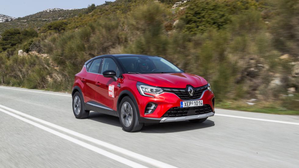 Το Renault Captur στη βασική του έκδοση αποδίδει 90 ίππους και συνολικά στη διαδρομή είχε μέση κατανάλωση 6,4 λτ./100 χλμ..