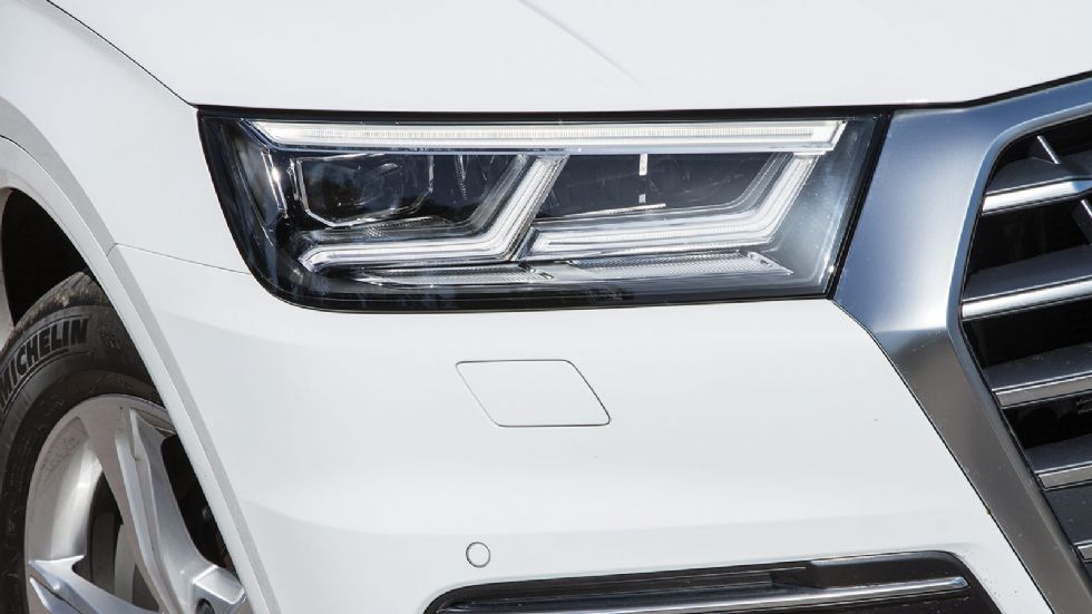 Zoom στις λεπτομέρειες του Audi Q5.