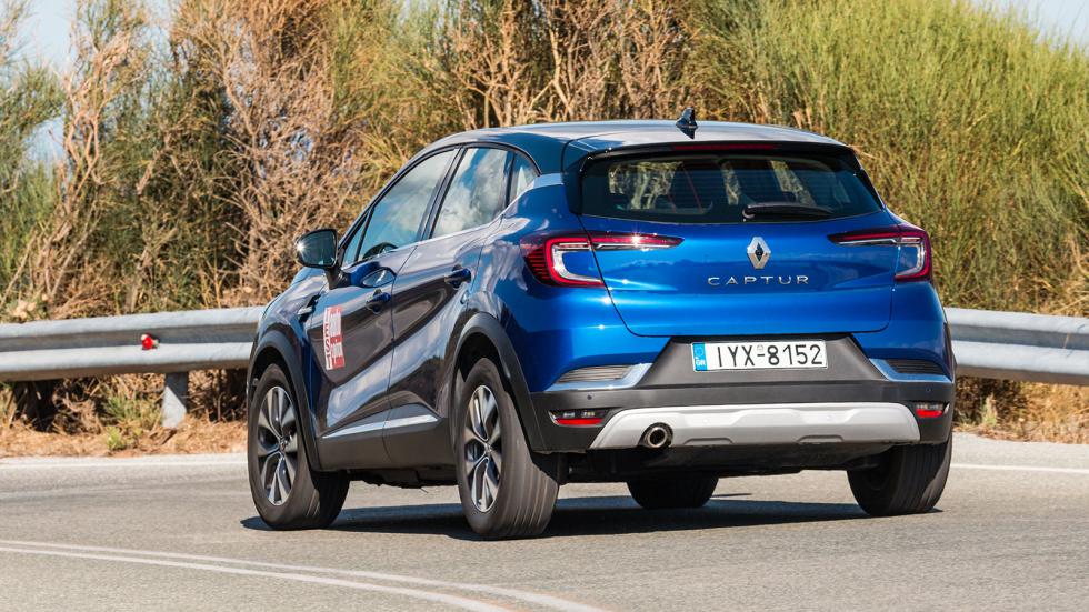 Το Renault Captur διαθέτει εξαιρετική ποιότητα κύλισης και πολύ χαμηλά επίπεδα θορύβου.