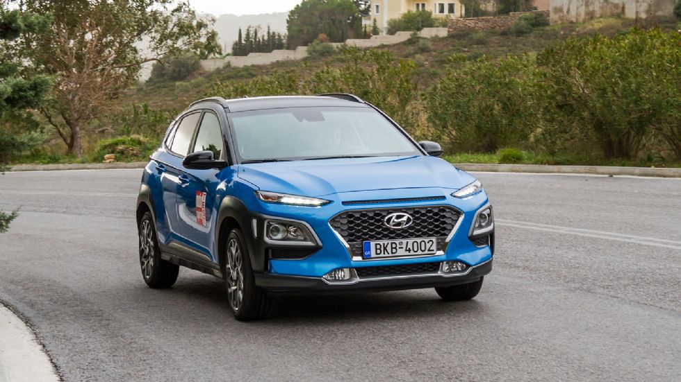 Ford Puma mild hybrid Vs Hyundai Kona hybrid