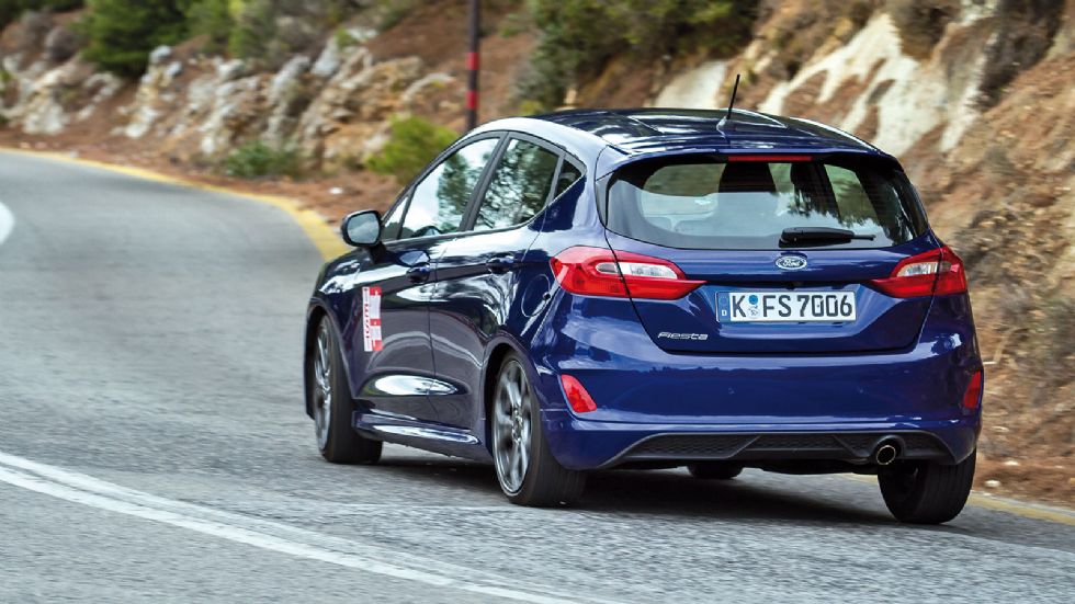 Σε συνδυασμό με το ST-Line πακέτο, το Ford Fiesta έχει την πιο fun to drive εικόνα στην κατηγορία αποτελώντας σημείο αναφοράς.