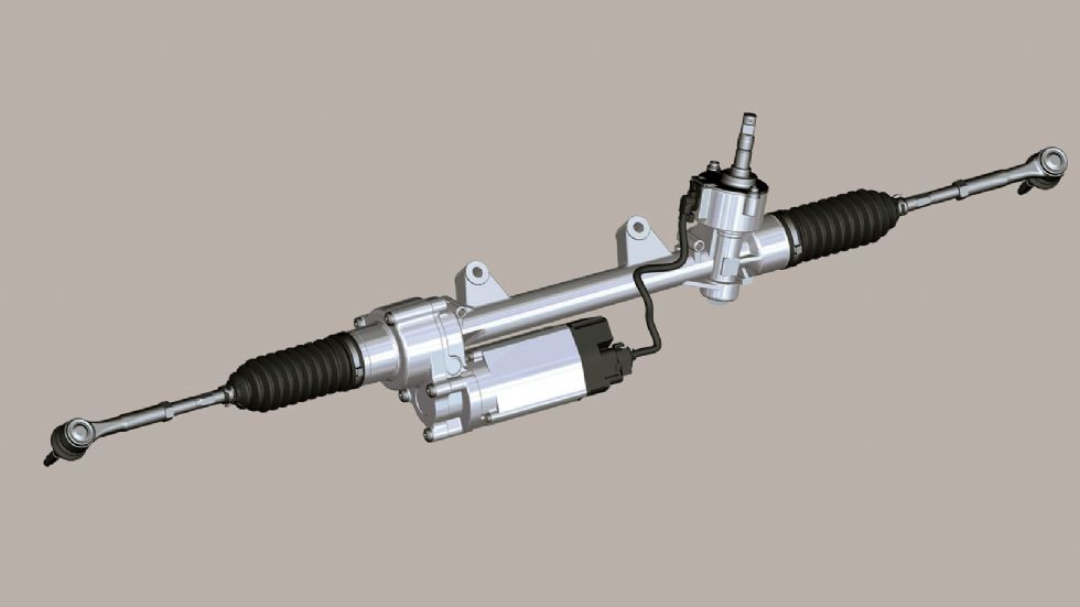 Η ηλεκτρική υποβοήθησης EPS (Electrically Power Steering) είναι πιο απλή κατασκευαστικά, μιας και αποτελείται από αισθητήρες και ένα ηλεκτρικό μοτέρ.