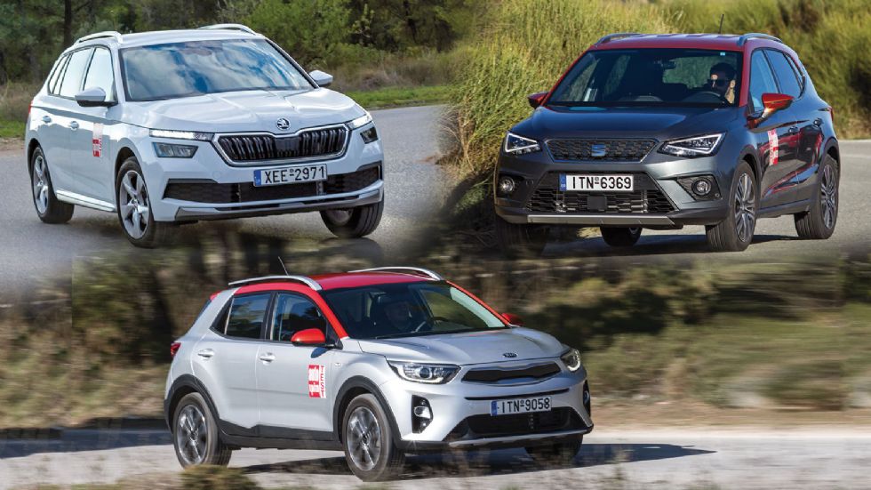 Kia Stonic Vs SEAT Arona Vs Skoda Kamiq