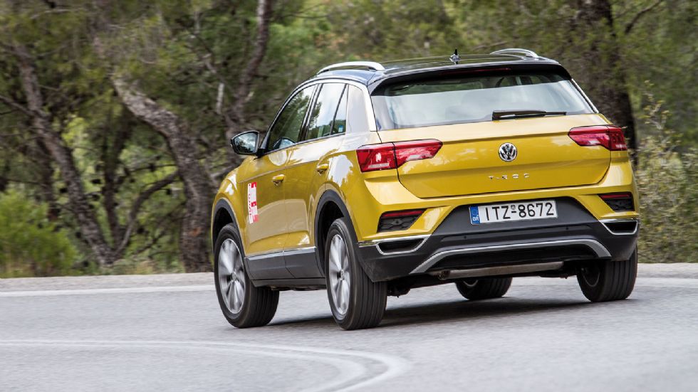 Το T-Roc είναι σταθερό, άνετο και ασφαλές στο δρόμο, προσφέροντας παράλληλα και καλή αίσθηση στον οδηγό του.