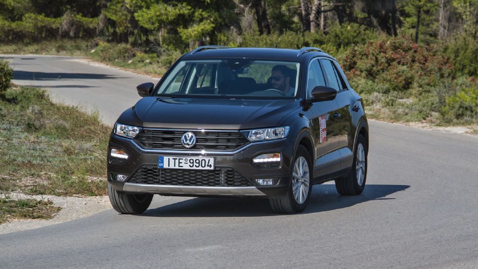 Το τετρακίνητο, δίλιτρο diesel, VW T-Roc των 150 έχει μαζί με το «αδερφό» Audi Q2 το καλύτερο 0-100 (7,9 δλ.) στα diesel μικρά crossover.