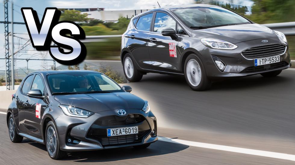 Ford Fiesta Vs Toyota Yaris με 125 άλογα