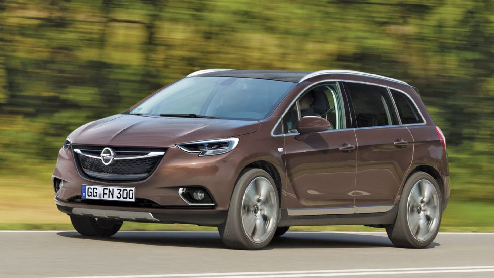 Αφήνει τα MPV και εντάσσεται πλέον στα crossover το επόμενο Opel Meriva, με υψηλότερη απόσταση από το έδαφος και 
off-road αισθητική (ηλεκτρονικά επεξεργασμένη εικόνα). - SCHULTE DESIGN