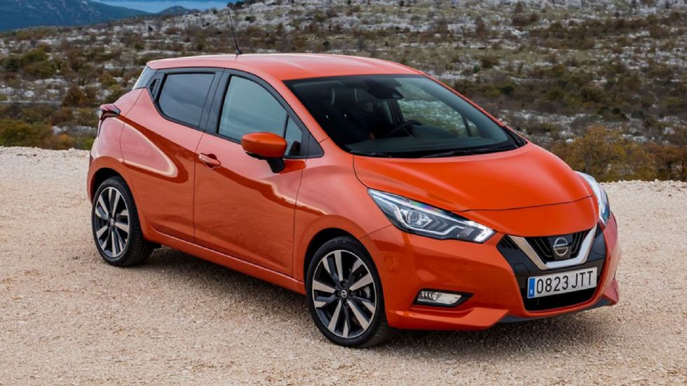 Οι έντονες ακμές του Nissan Micra του χαρίζουν δυναμισμό και το καθιστούν ένα από τα πιο ιδιαίτερα αυτοκίνητα στην μικρή κατηγορία.