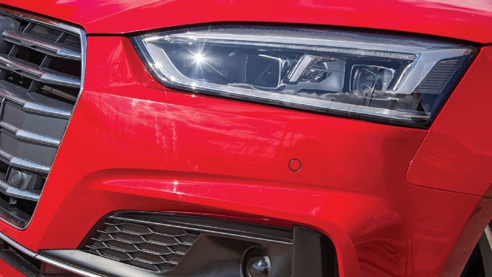 Zoom στις λεπτομέρειες του νέου Audi A5 Coupe.