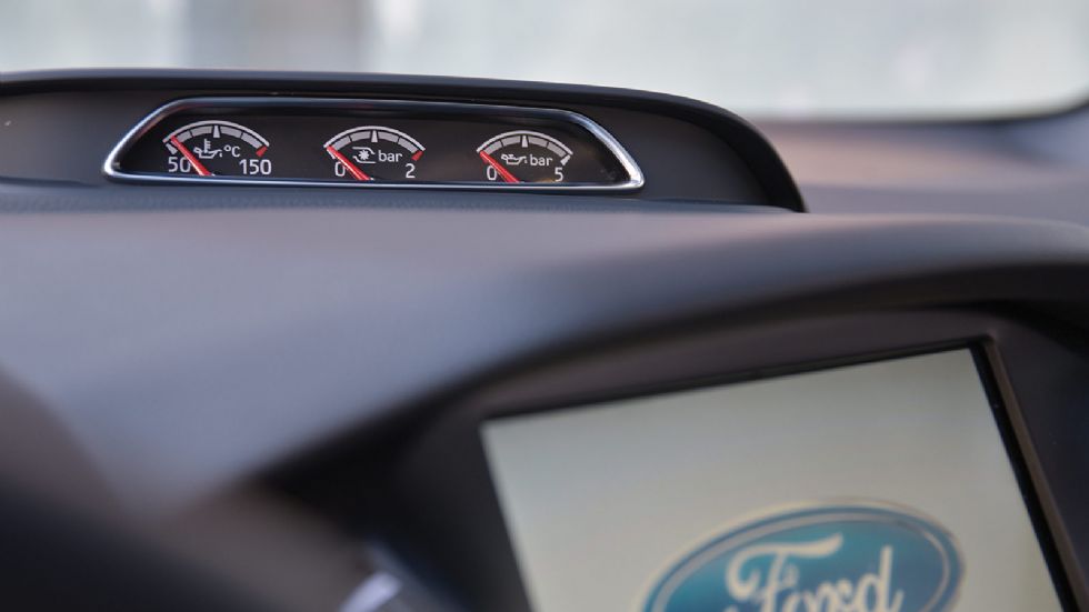Zoom στις λεπτομέρειες του Ford Focus ST.