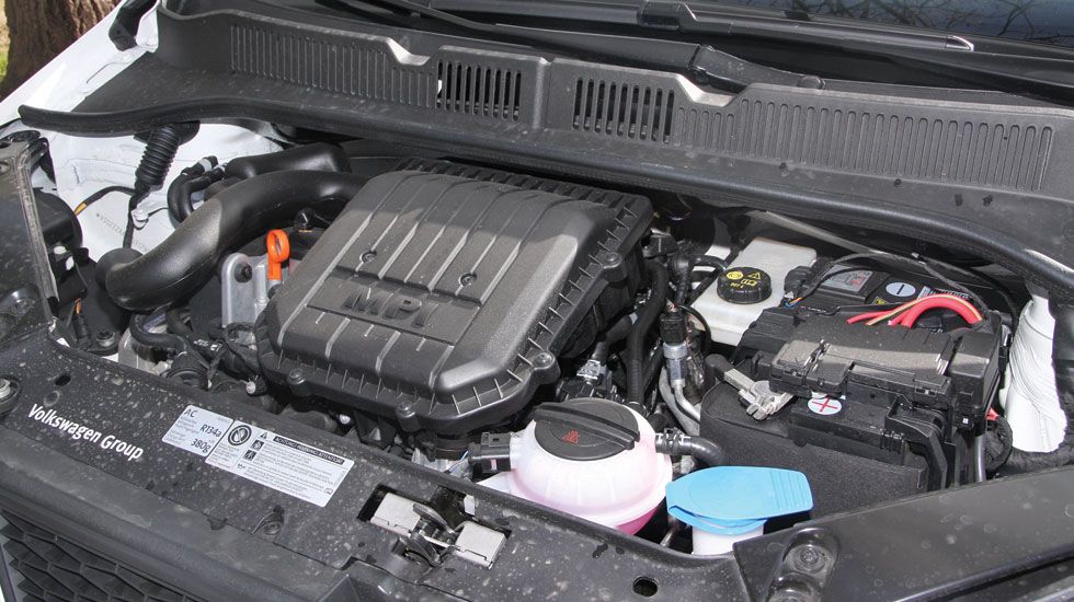 Ο 3κύλινδρος 1.000άρης κινητήρας του Seat Mii είναι αποτελεσματικός στην πόλη χάρη στην σωστή κλιμάκωση του κιβωτίου.