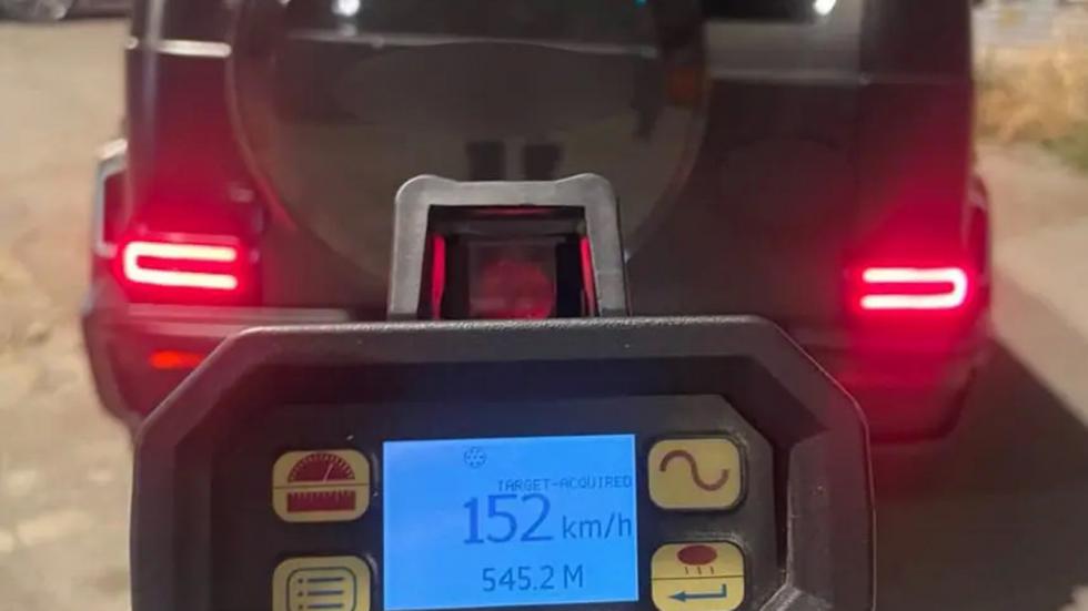 Υπερβολική ταχύτητα: Με 175 χλμ./ώρα, 3ήμερο με 269 παραβάσεις
