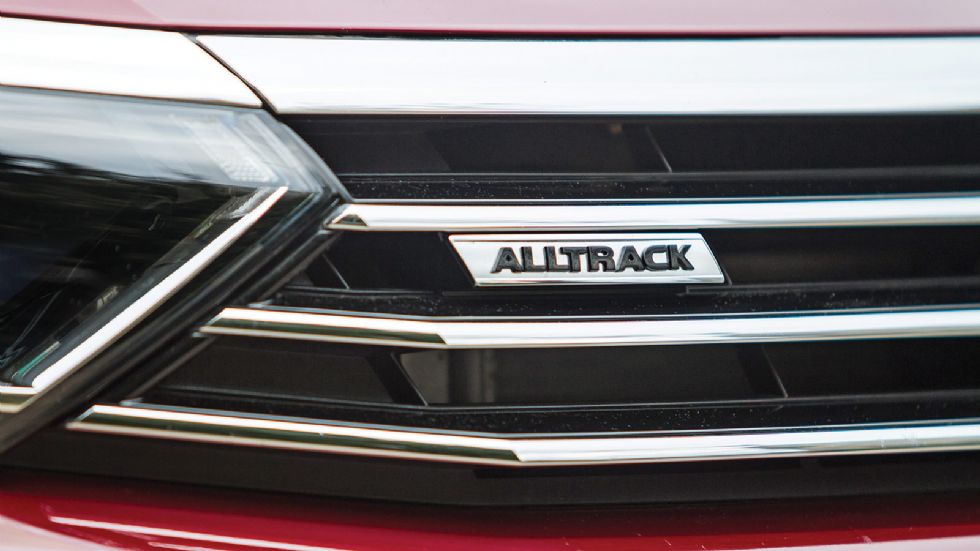 Zoom στις λεπτομέρειες του VW Passat Alltrack.