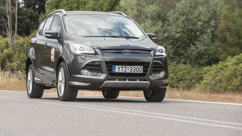 Δοκιμάζουμε το Ford Kuga με τον δίλιτρο turbo diesel κινητήρα απόδοσης 180 ίππων και το αυτόματο κιβώτιο Powershift, σε όλα τα τερέν. Πως τα καταφέρνει στην πράξη;