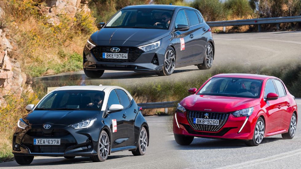 Hyundai i20 Vs Peugeot 208 Vs Toyota Yaris