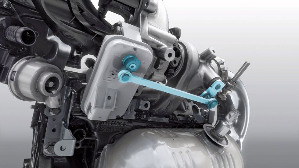  Η ηλεκτρικά ελεγχόμενη wastegate.