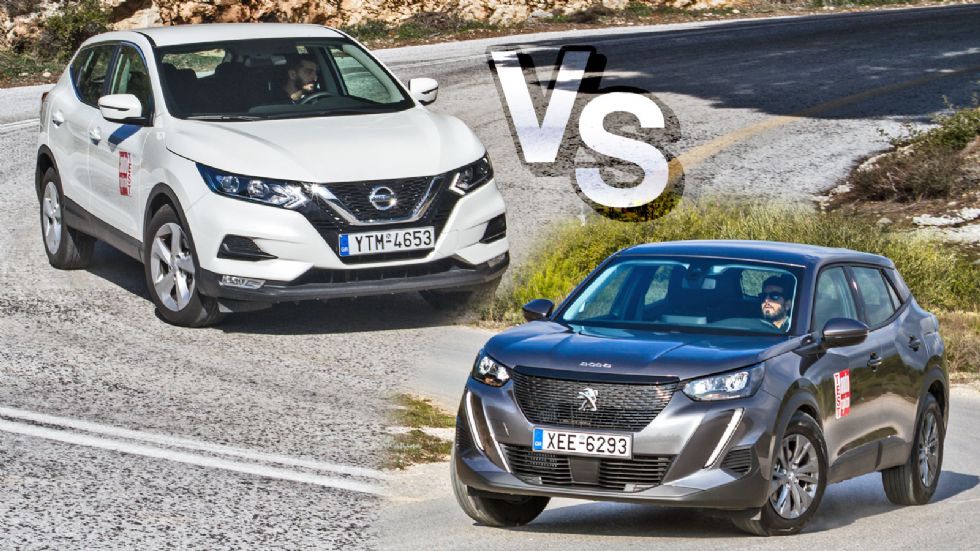 Peugeot 2008 Vs Nissan Qashqai