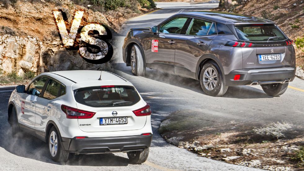 Peugeot 2008 Vs Nissan Qashqai