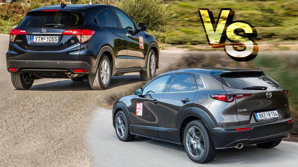 Honda HR-V Vs Mazda CX-30