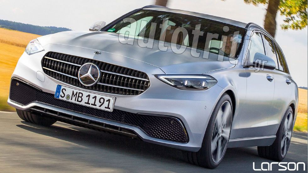 C-Class Εξωτερικά η επανάσταση μας έχει λίγο «τελειώσει». Εξάλλου η C-Class είναι για τη Mercedes τόσο σημαντική όσο το Golf για τη VW. Παρ`όλα αυτά, οι νέες, πιο ήσυχες και λιγότερο μπαρόκ γραμμές φέ