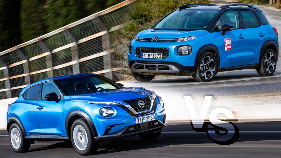 Citroen C3 Aircross vs Nissan Juke