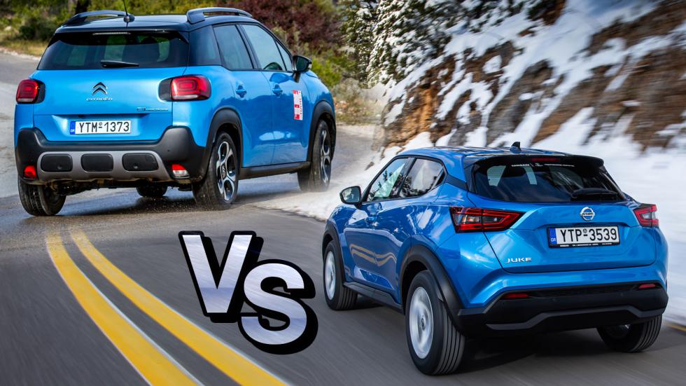 Citroen C3 Aircross vs Nissan Juke