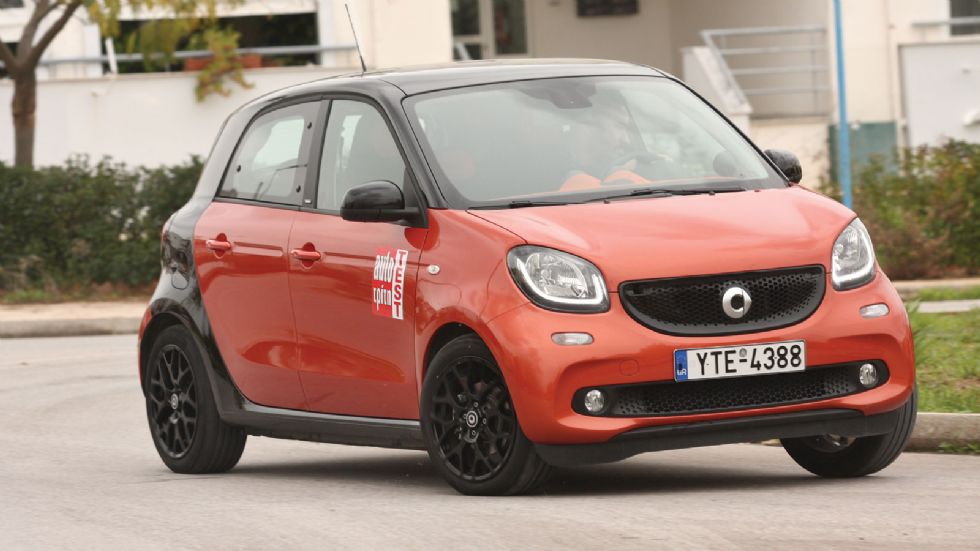 Κορυφαία ευελιξία στην πόλη προσφέρει το smart forfour.