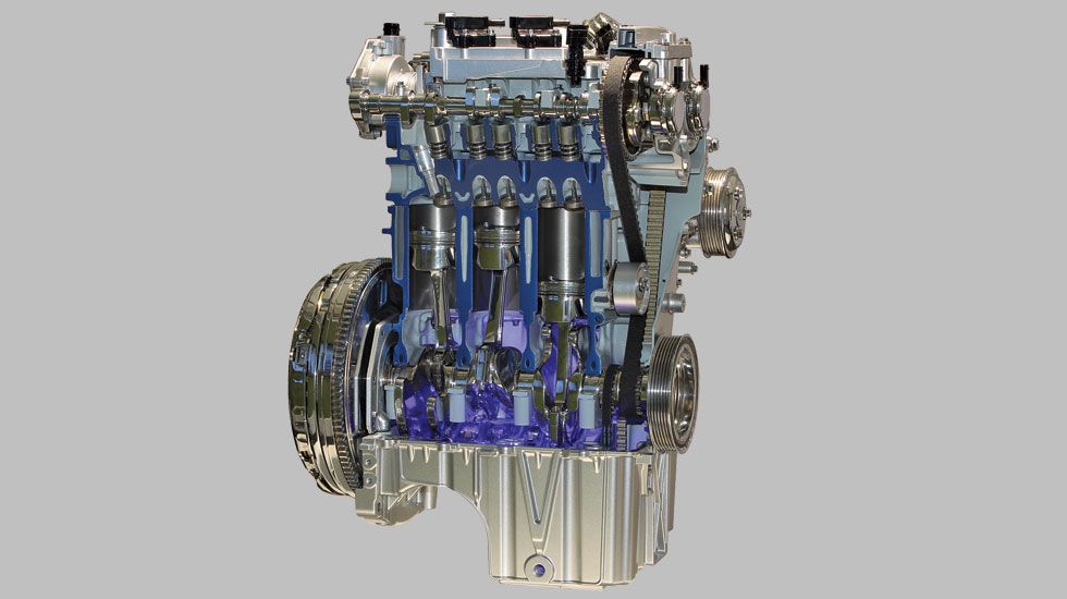 Ο πολυβραβευμένος 3κύλινδρος 1.000άρης EcoBoost κινητήρας της Ford λανσαριστηκε στο Focus 3ης γενιάς.