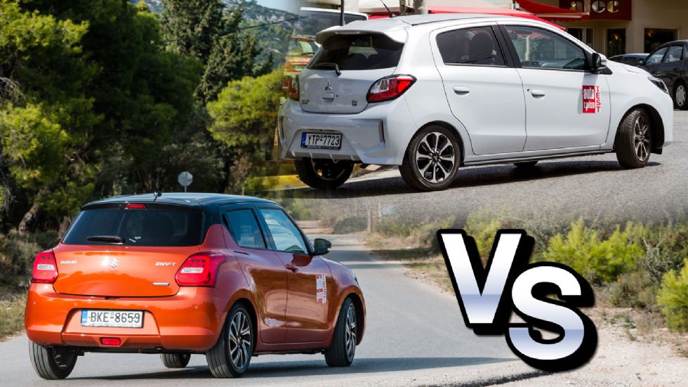 Mitsubishi Space Star Vs Suzuki Swift