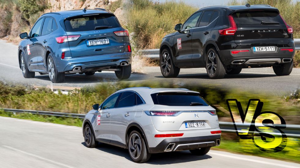 Ποιο Plug-in οικογενειακό SUV; DS 7 Crossback Vs Ford Kuga Vs Volvo XC40