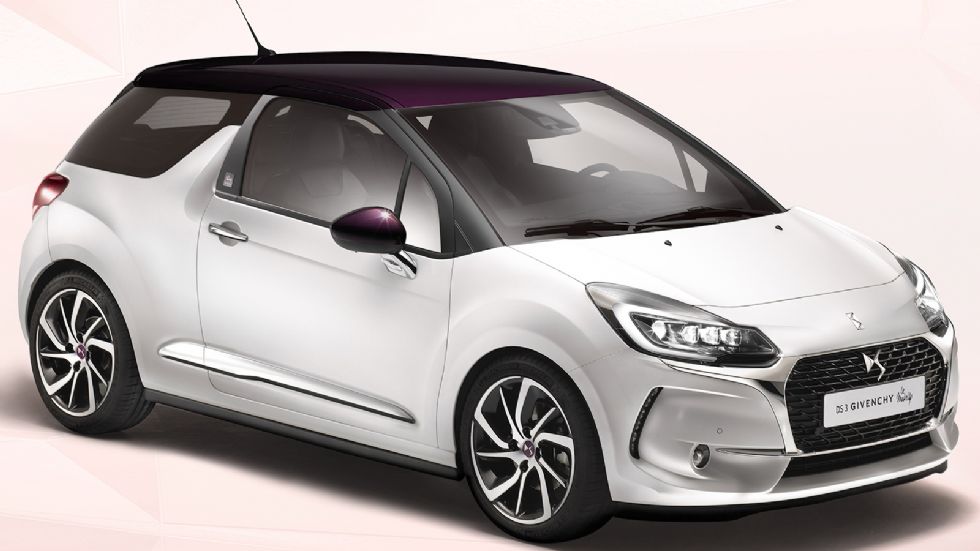 Το νέο DS3 Givenchy Le MakeUp προσφέρεται τόσο ως hatchback (φωτό) όσο και ως cabrio, αποκλειστικά με το 3κύλινδρο σύνολο 1,2 PureTech των 110 ίππων.