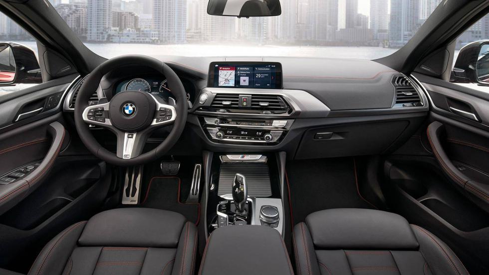 Πλήρως γνώριμη η εικόνα του εσωτερικού της νέας BMW X4, που βασίζεται στα σχεδιαστικά πρότυπα της φίρμας.