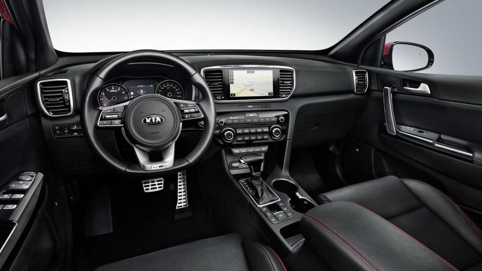 Το εσωτερικό του Kia Sportage 4ης γενιάς.