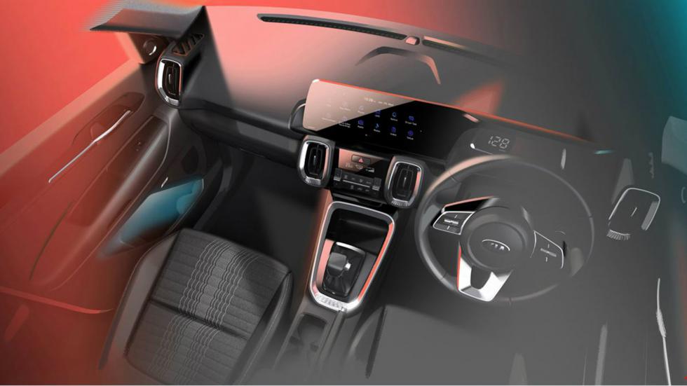 Το εσωτερικό του νέου B-SUV της Kia