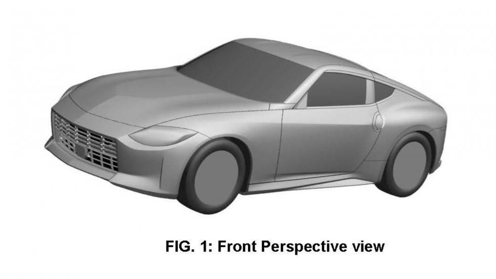 Το νέο μοντέλο Z της Nissan, όπως αποκαλύφθηκε από το γραφείο πνευματικών δικαιωμάτων της Αυστραλίας.