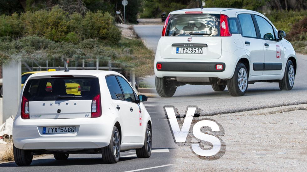 Fiat Panda CNG vs Skoda Citigo e iV