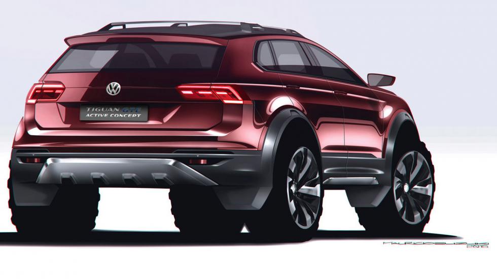 Στην εικόνα βλέπετε το Tiguan GTE Active Concept που είχε κάνει την εμφάνισή του το 2016.