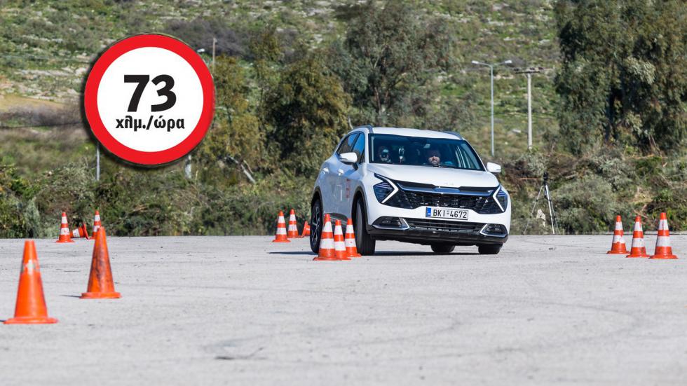 Elk Test: To νέο Kia Sportage στη δοκιμή αποφυγής κινδύνου