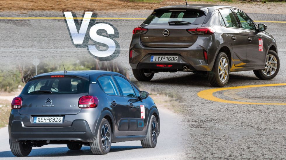 Citroen C3 Vs Opel Corsa στις «βασικές» turbo εκδόσεις