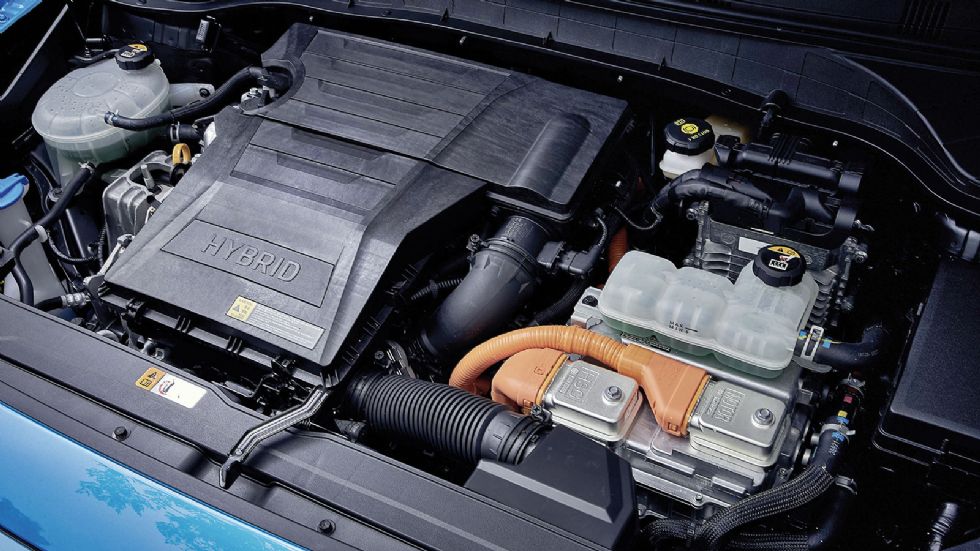 Το υβριδικό σύνολο του Hyundai Kona Hybrid έχει απόδοση 141 ίππων.