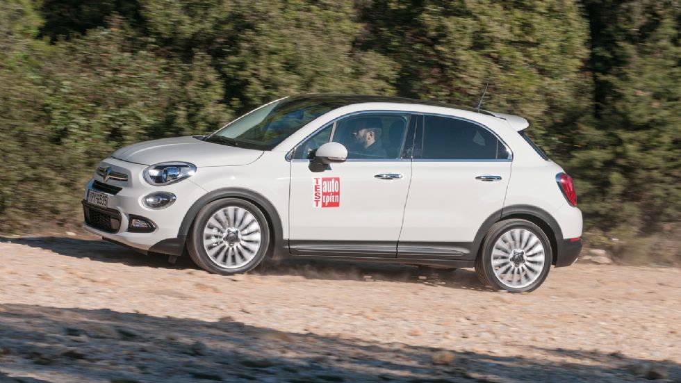 Στις εκδόσεις Cross του Fiat 500X, υπάρχουν M+S ελαστικά και Traction+ για καλύτερη πρόσφυση σε σαθρές επιφάνειες.