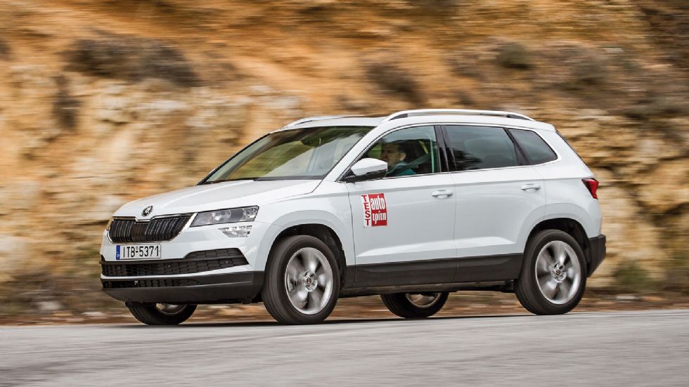 Το Skoda Karoq σημειώνει μια εντυπωσιακή επίδοση ακινητοποίησης από τα 100 χλμ./ώρα με μόλις 34,5 μ..