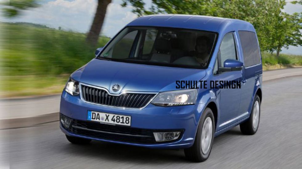 Βασιζόμενο στην επόμενη γενιά του VW Caddy, το νέο Skoda Roomster θα αυξήσει τις διαστάσεις του, αλλά και την πρακτικότητά του (ηλεκτρονικά επεξεργασμένη εικόνα).