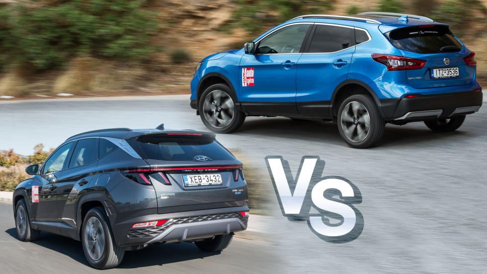 Το νέο Hyundai Tucson απέναντι στον «Βασιλιά» Nissan Qashqai