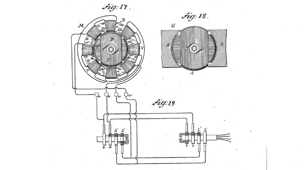 Η πατέντα που κατέθεσε ο Nikola Tesla to 1888 για τον επαγωγικό κινητήρα