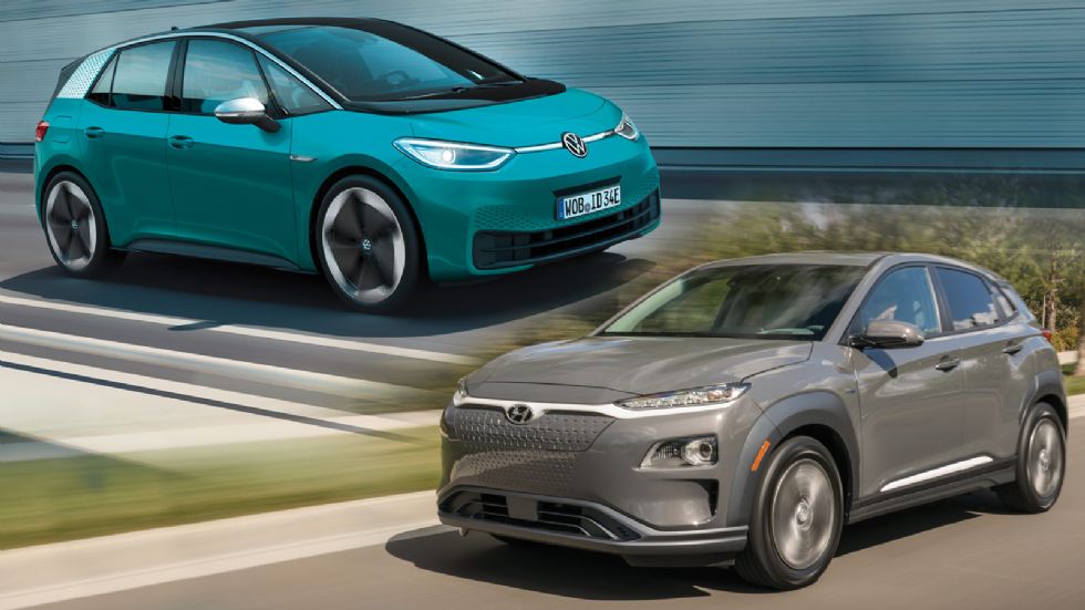 VW ID.3 VS Hyundai Kona electric