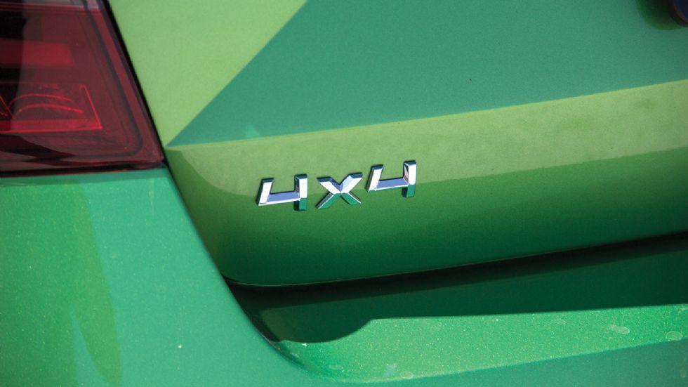 Zoom στις λεπτομέρειες της Skoda Octavia RS.