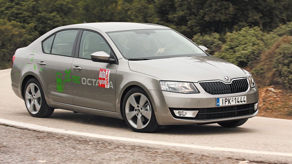 Η Skoda Octavia G-Tec με φυσικό αέριο, χρησιμοποιεί ως βάση της τον 1,4 TSI βενζινοκινητήρα, κερδίζοντας σε αυτονομία κίνησης.	